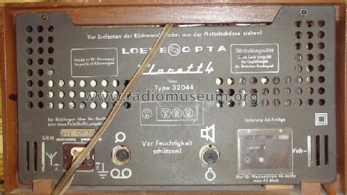 Florett 4 32044W; Loewe-Opta; (ID = 203925) Radio