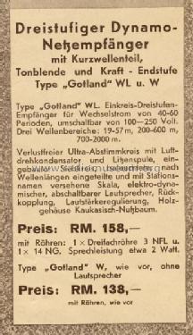 Gotland WL; Loewe-Opta; (ID = 1192317) Radio