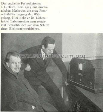 Kathodenstrahlfernseher; System Manfred von Ardenne ; Loewe-Opta; (ID = 192043) Fernseh-E