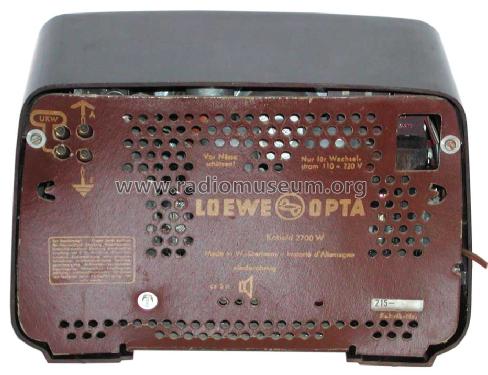 Kobold 2700W; Loewe-Opta; (ID = 1052300) Radio