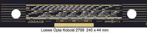 Kobold 2700W; Loewe-Opta; (ID = 1057479) Radio
