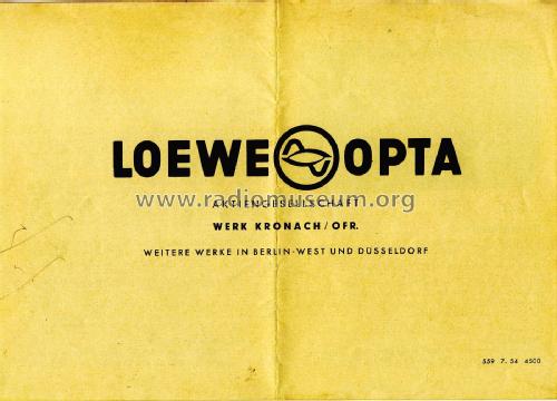 Komet 559W; Loewe-Opta; (ID = 2371936) Radio