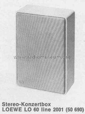 LO60 line 2001 50690; Loewe-Opta; (ID = 445888) Speaker-P