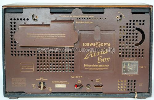 Luna-Box 2742W; Loewe-Opta; (ID = 1710725) Radio