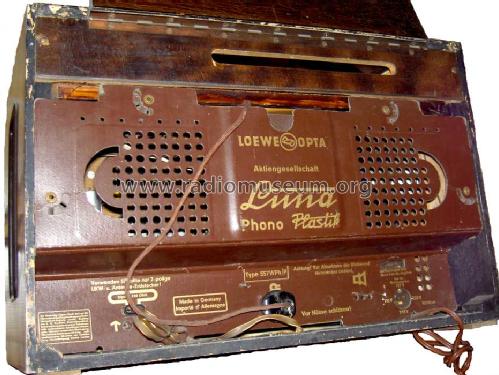 Luna Phono Plastik 557WPh/P; Loewe-Opta; (ID = 407421) Radio