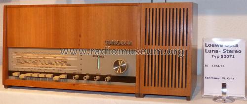 Luna-Stereo 52 071; Loewe-Opta; (ID = 1848124) Radio