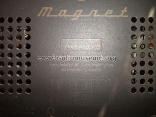 Magnet 6745W; Loewe-Opta; (ID = 1853791) Radio