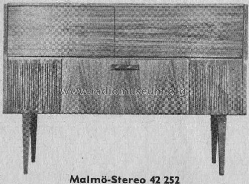 Malmö-Stereo 42 252; Loewe-Opta; (ID = 453760) Radio