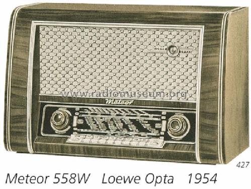 Meteor 558W; Loewe-Opta; (ID = 392) Radio