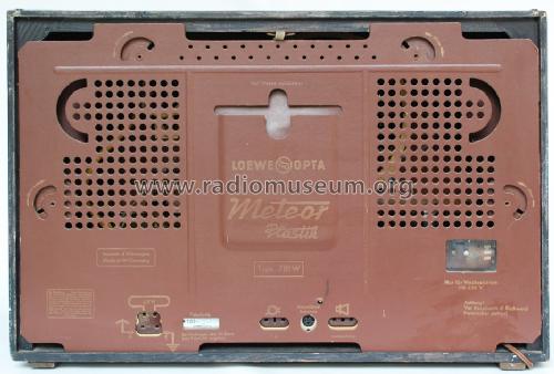 Meteor Plastik 781W; Loewe-Opta; (ID = 1681573) Radio