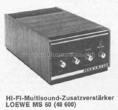 MS60 48600; Loewe-Opta; (ID = 381253) Verst/Mix