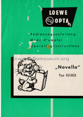 Novella 82002; Loewe-Opta; (ID = 2782828) Radio