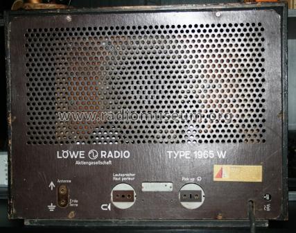 Löwe-Opta 1965W; Loewe-Opta; (ID = 407607) Radio