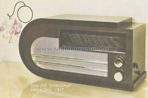 Opta 838W; Loewe-Opta; (ID = 707923) Radio