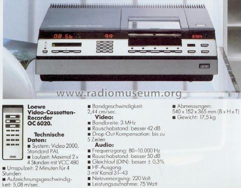 Optacord OC 6020; Loewe-Opta; (ID = 604002) R-Player