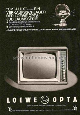 Optalux 43 031; Loewe-Opta; (ID = 742083) Television