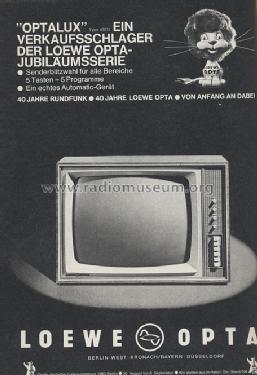 Optalux 43 031; Loewe-Opta; (ID = 361130) Television