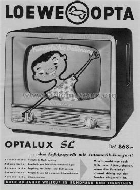 Optalux SL; Loewe-Opta; (ID = 352135) Television