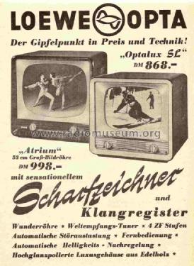 Optalux SL; Loewe-Opta; (ID = 675610) Television
