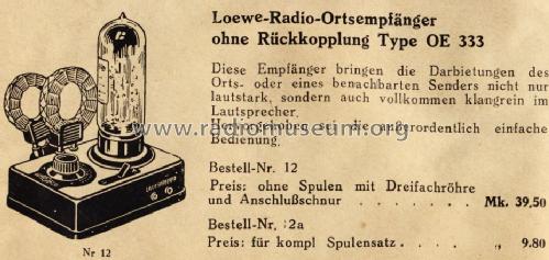 Ortsempfänger OE333; Loewe-Opta; (ID = 1364762) Radio