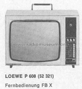 P608 52321; Loewe-Opta; (ID = 381182) Television