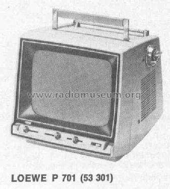 P701 53301; Loewe-Opta; (ID = 381183) Fernseh-E