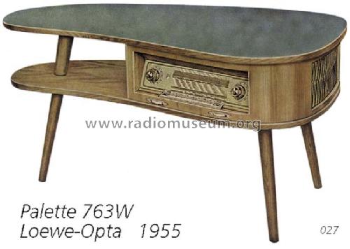 Palette 763W; Loewe-Opta; (ID = 400) Radio
