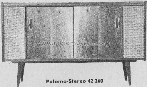 Paloma-Stereo 42 260; Loewe-Opta; (ID = 453768) Radio
