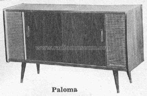 Paloma-Stereo 4861T/W; Loewe-Opta; (ID = 374580) Radio