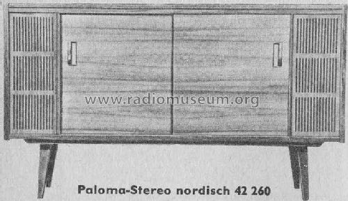 Paloma-Stereo nordisch 42260; Loewe-Opta; (ID = 453769) Radio