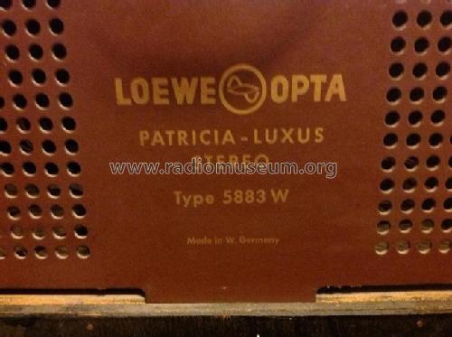 Patricia-Luxus Stereo 5883W; Loewe-Opta; (ID = 1520354) Radio