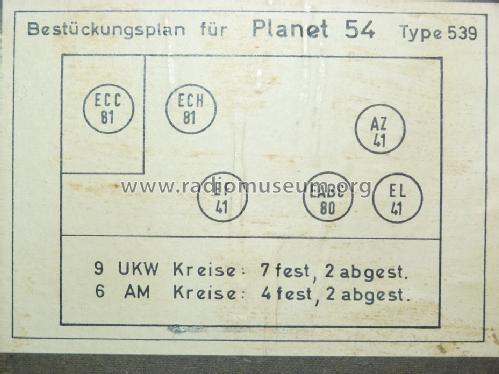 Planet 54 539W ; Loewe-Opta; (ID = 1618327) Radio