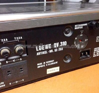 QV310 53293; Loewe-Opta; (ID = 2673555) Ampl/Mixer