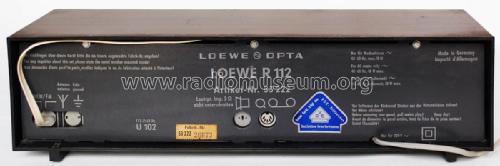 R112 53222; Loewe-Opta; (ID = 1851300) Radio