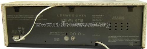 R118 53223; Loewe-Opta; (ID = 225095) Radio