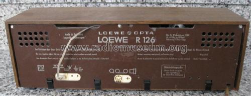 R126 22026; Loewe-Opta; (ID = 831663) Radio