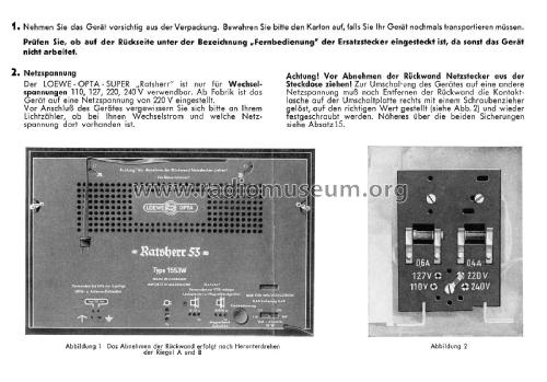 Ratsherr 53 1553W; Loewe-Opta; (ID = 2521246) Radio