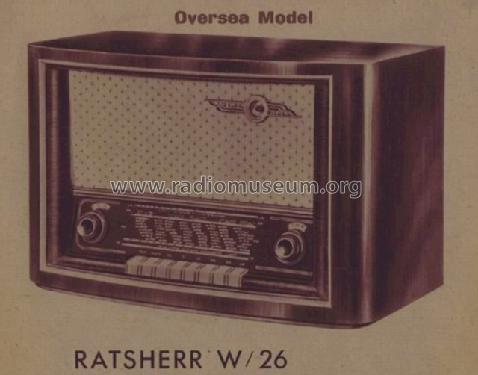 Ratsherr W /26; Loewe-Opta; (ID = 1632046) Radio