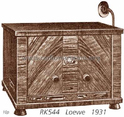 RK544; Loewe-Opta; (ID = 356) Radio