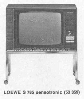 S785 Sensotronic 53359; Loewe-Opta; (ID = 441910) Television