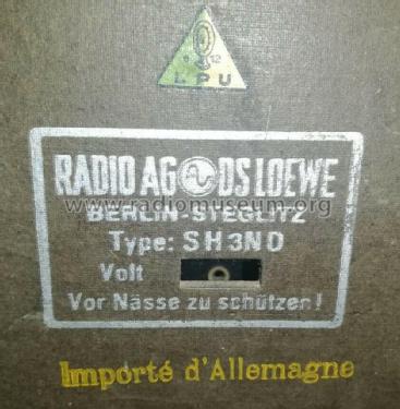 SH3ND; Loewe-Opta; (ID = 2540910) Radio