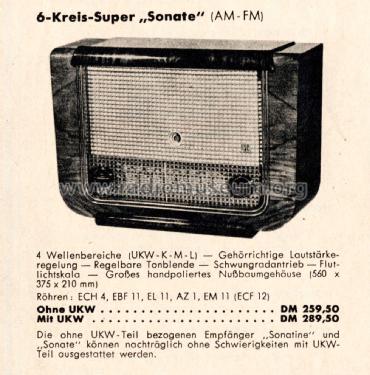 Sonate 2651W; Loewe-Opta; (ID = 2649713) Radio