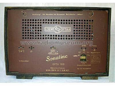 Sonatine 1651W; Loewe-Opta; (ID = 70102) Radio
