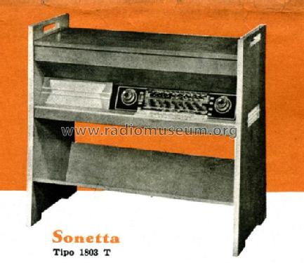 Sonetta 1803T/W; Loewe-Opta; (ID = 291589) Radio