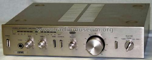 Stereo Integrated Amplifier ST-3420/02; Loewe-Opta; (ID = 738225) Ampl/Mixer