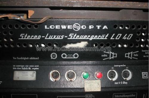 Stereo-Luxus-Steuergerät LO40TR 52 091; Loewe-Opta; (ID = 1345658) Radio