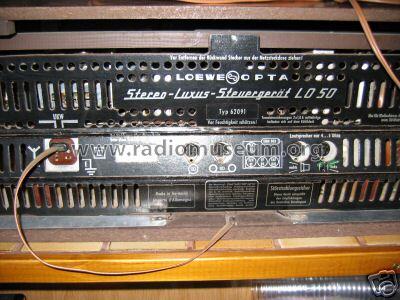 Stereo-Luxus-Steuergerät LO50TR Typ 62091; Loewe-Opta; (ID = 57205) Radio