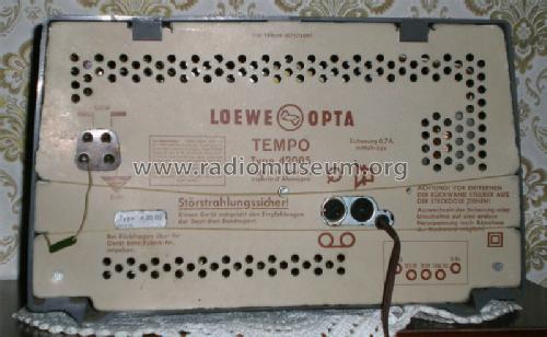 Tempo 42 005; Loewe-Opta; (ID = 623645) Radio