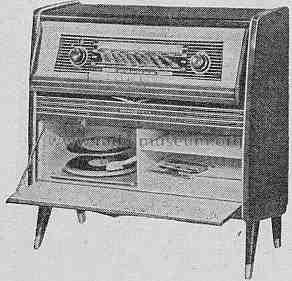 Vineta-Rekord 2802T; Loewe-Opta; (ID = 234527) Radio