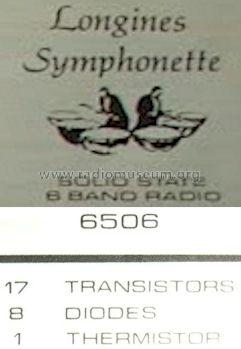 6 Band Radio 6506; Longines Symphonette (ID = 639564) Radio